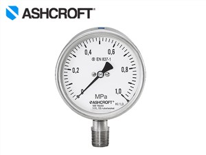 美国雅斯科ASHCROFT T6500全不锈钢安全型弹簧管压力表