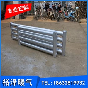 供應蒸汽型光面管暖氣片D114光管散熱器