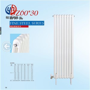 钢二柱散热器QFBGZ203（高度,厂家,价格,参数）_裕华采暖