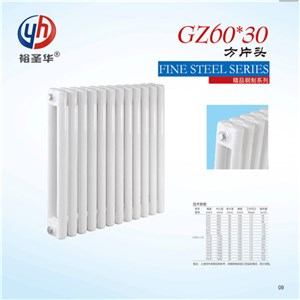 钢二柱散热器QFBGZ205钢制柱式暖气片(型号,用途,标准 )_裕华采暖